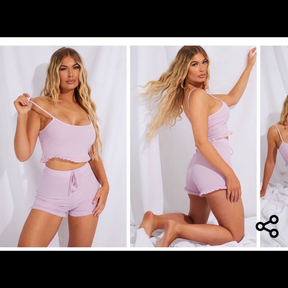 2 pc lilac set